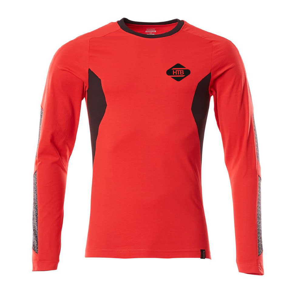 T-Shirt langarm Premium Mascot - HTB bedruckt