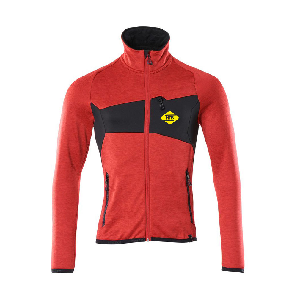 Microfleecejacke Mascot-HTB bedruckt